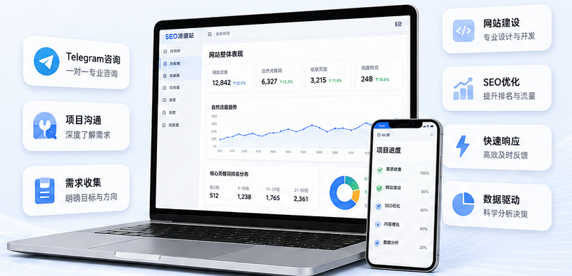 网站建设与SEO增长沟通后台